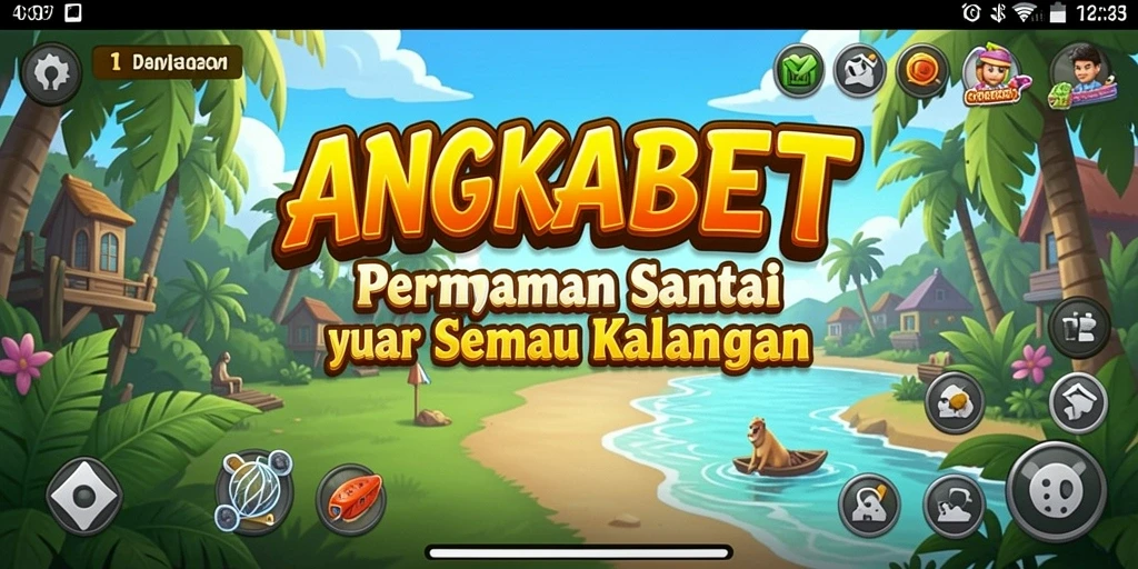 Screenshot utama ANGKABET menampilkan keseruan gameplay Casual dengan berbagai mini-game.