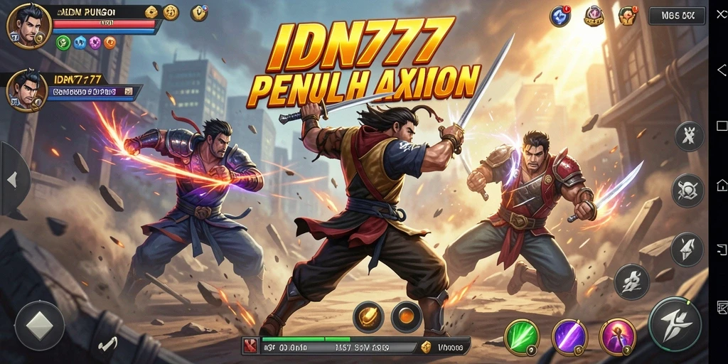 Tampilan gameplay aksi memukau di IDN777 yang penuh ketegangan.