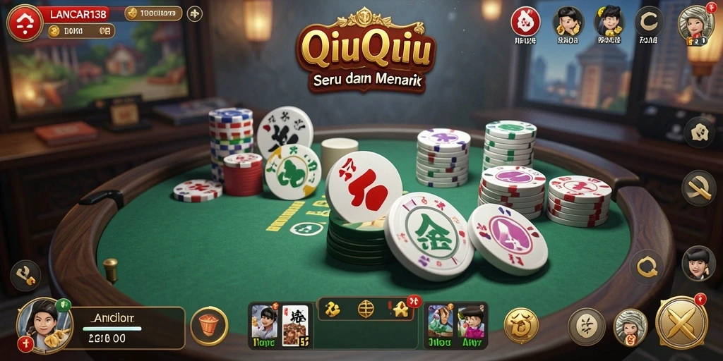 Tampilan gameplay QiuQiu yang menegangkan di LANCAR138.