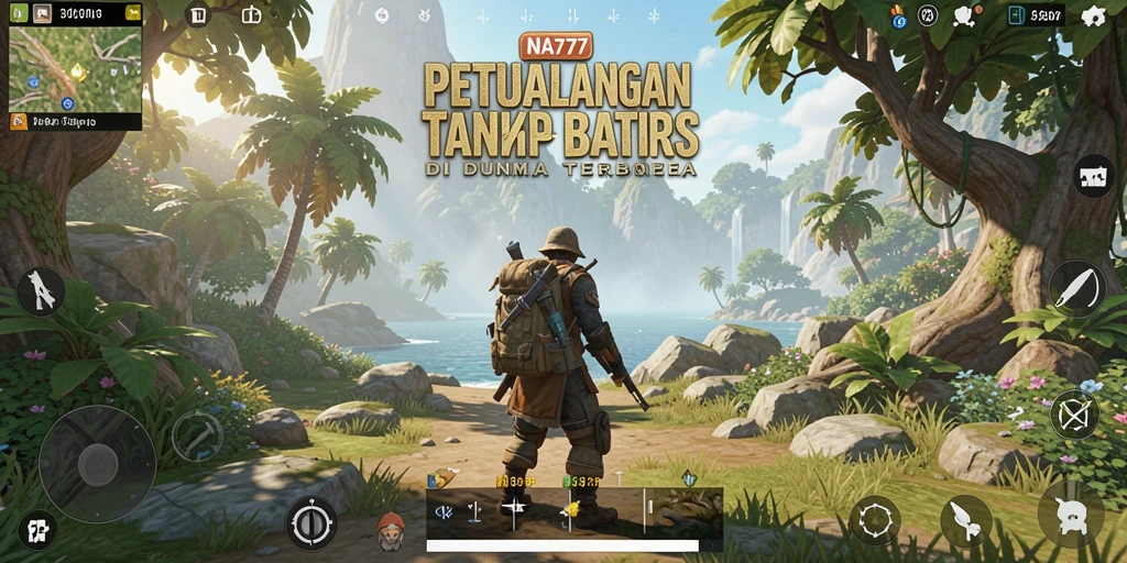 Tampilan gameplay seru di dunia terbuka NA777.