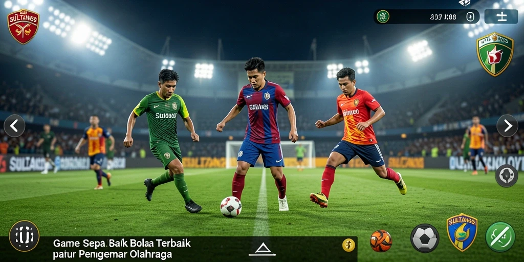 Tampilan gameplay SULTAN88 yang penuh aksi dan strategi sepak bola.